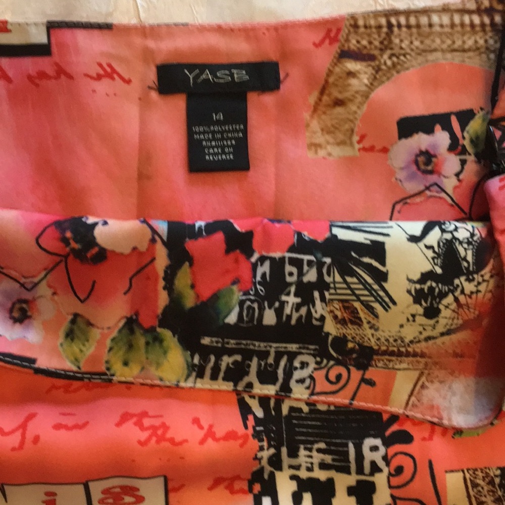 Yasb woman maxi skirt, size 14, printed - Picture 3 of 4